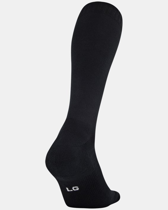 Unisex UA Tactical Over-The-Calf Socks, Black, pdpMainDesktop image number 3